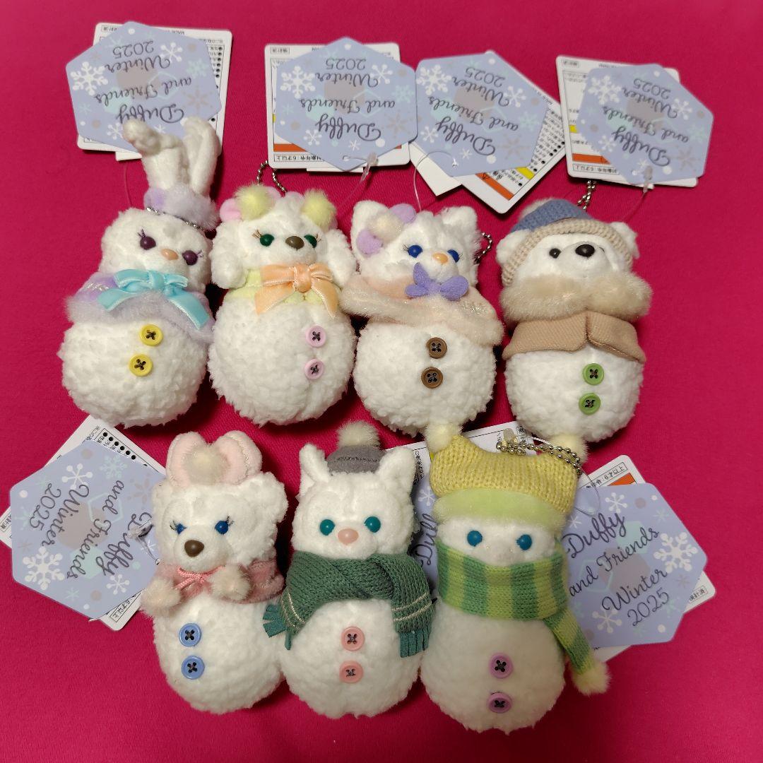 東京ディズニーシー、シークレットオブスノーウーデイ 雪だるま７人セット