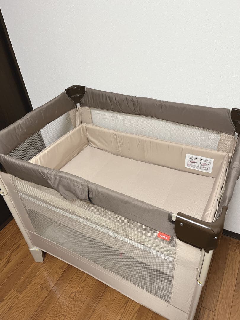 【極美品】アップリカ ココネルエアー ベビーベッド サークル 寝具 未使用級