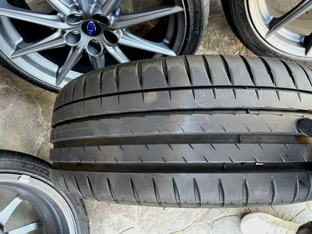 スバル zd8純正スポーク ホイールセット ミシュランタイヤ