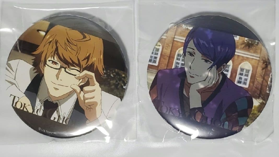 東京喰種 西尾錦 月山習 缶バッチセット 未開封