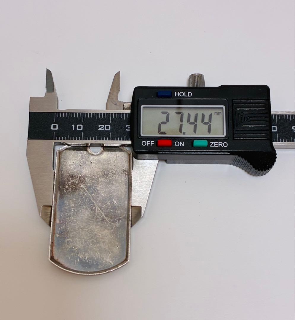 ☆GUCCI グッチ ドッグタグ 2枚セット SV925 43g 現状品☆