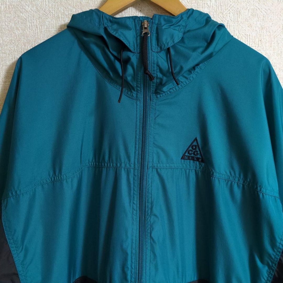 90s ナイキ ACG アノラックパーカー ナイロンジャケット 刺繍ロゴ XL