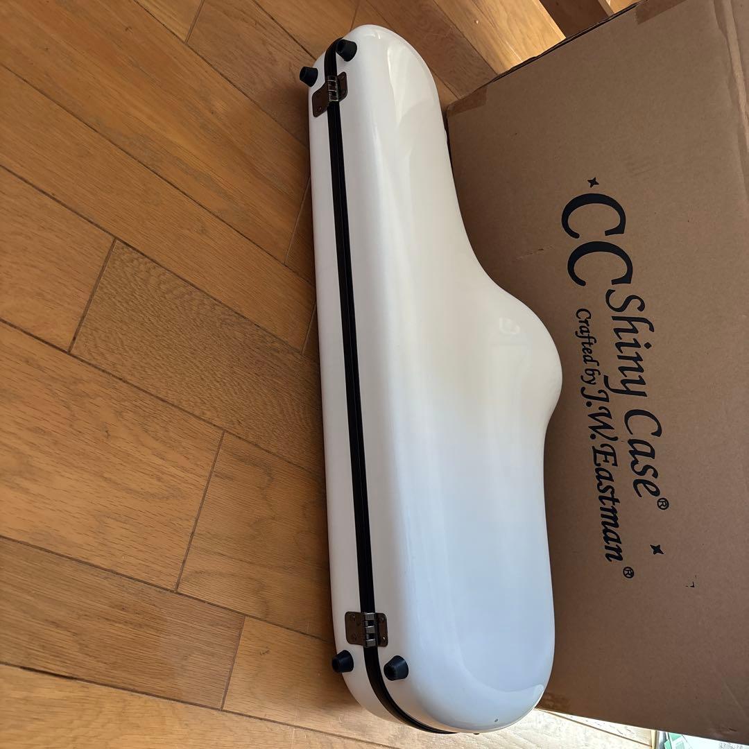 アルトサックスケース ホワイトハードケース