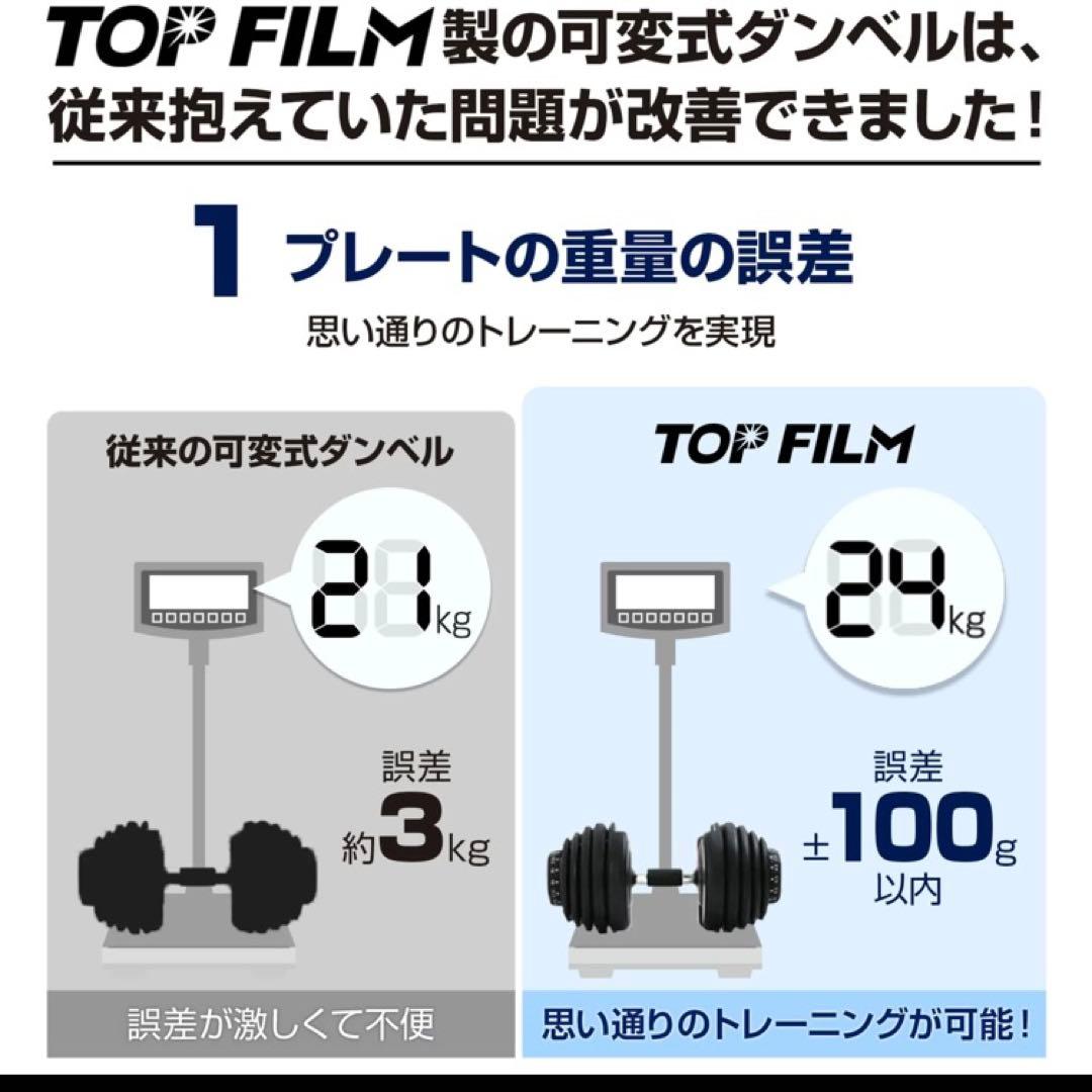 ダンベル 可変式ダンベル ホワイト 24kg 2個セット 筋トレ