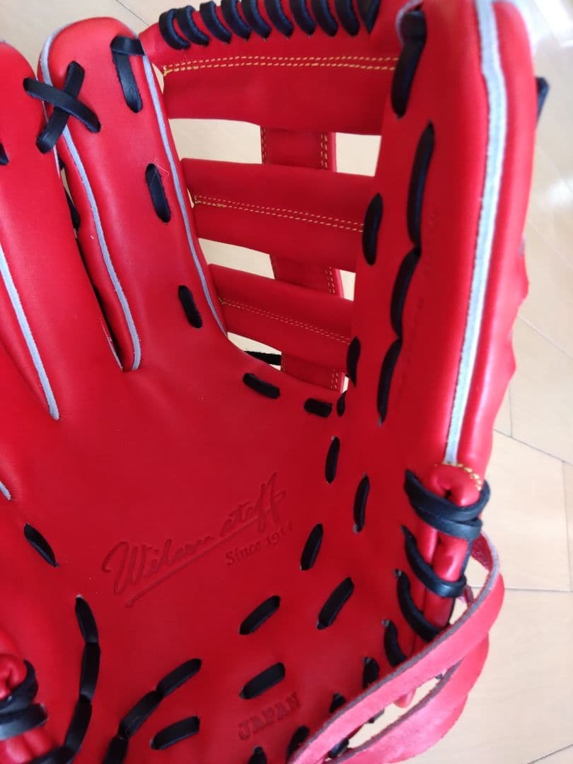 Wilson ウィルソン WBW101070 硬式外野手左投げ用　Eオレンジ