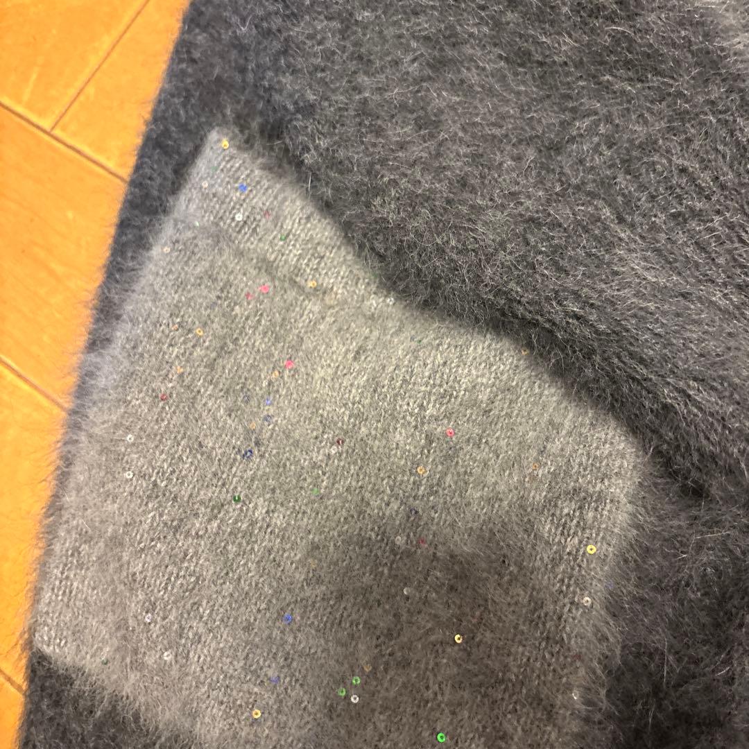 美品2025年購入　UNITED ARROWS グレー カーディガン　フォックス