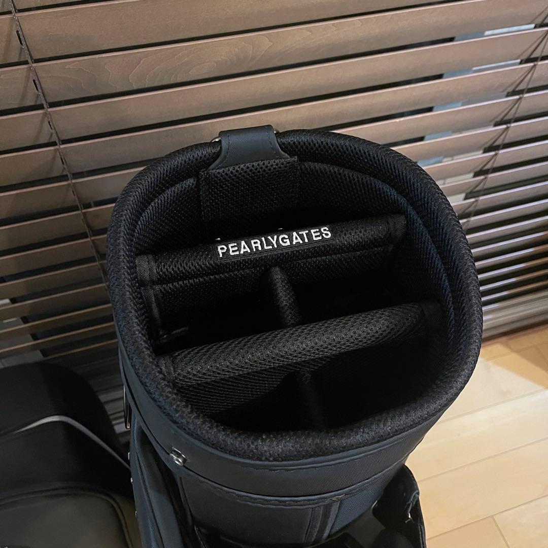 【即発送】PEARLY GATESパーリーゲイツ キャディバッグ ゴルフバッグ黒