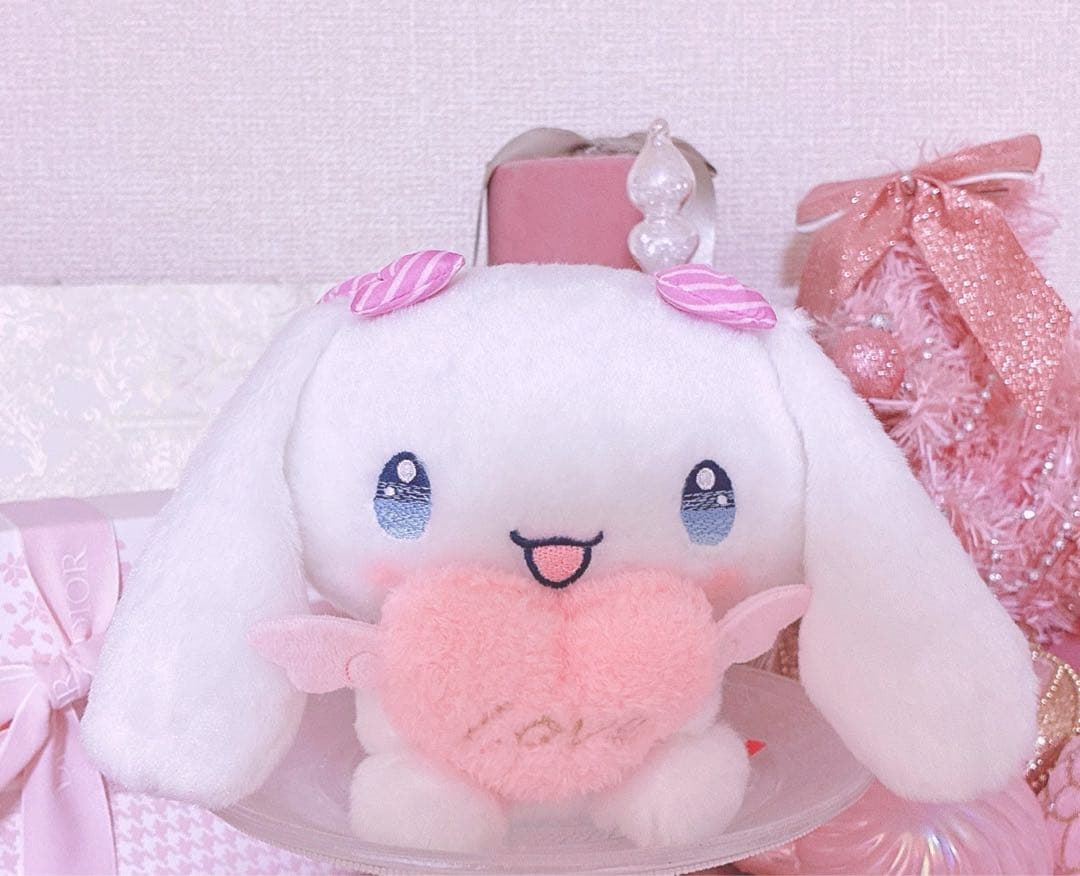 レア♡希少♡シナモロール♡サンリオ♡昭和レトロ♡sanrio♡ぬいぐるみ♡ピンク