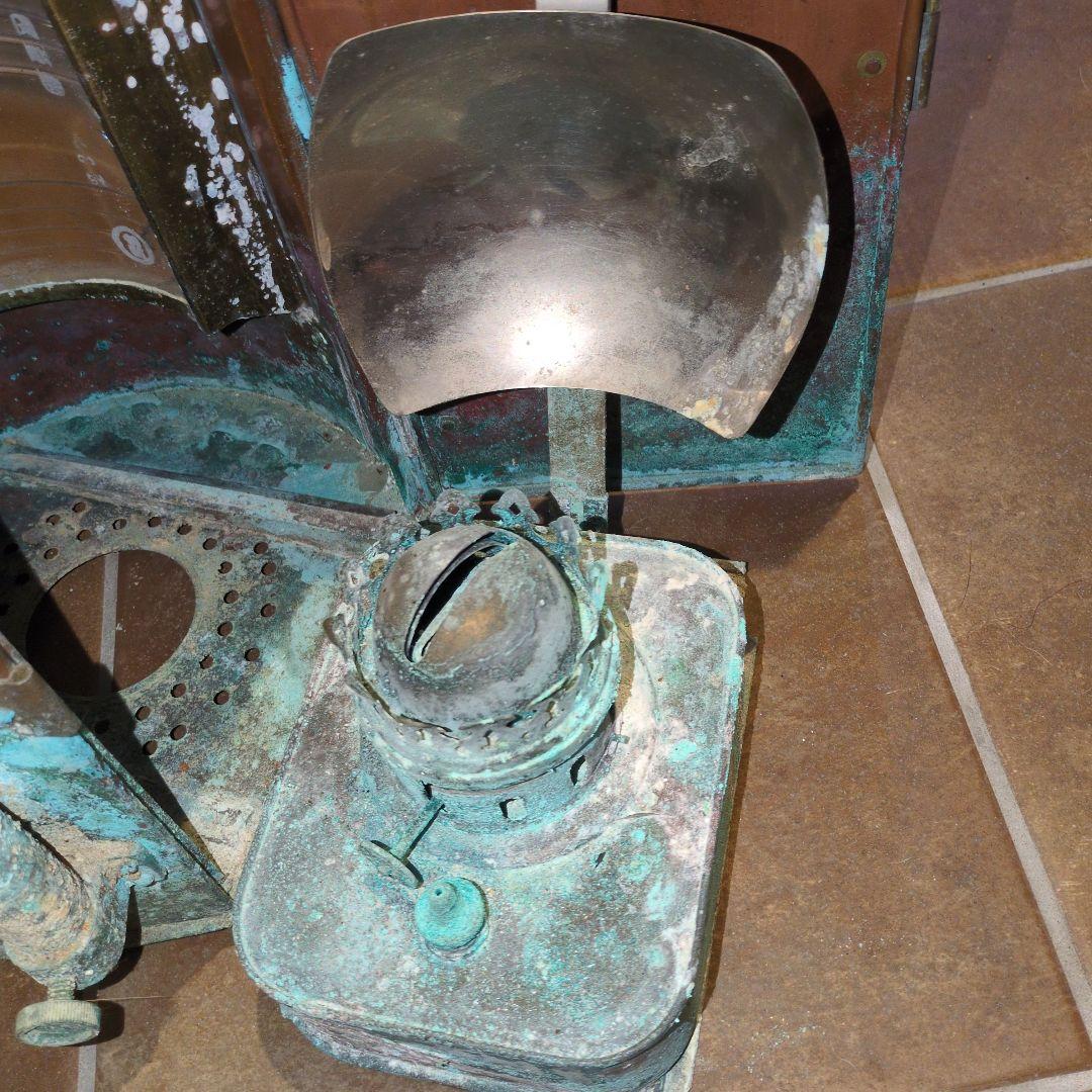 日本船燈株式会社　MAST HEAD LIGHT　オイルランプ　航海灯