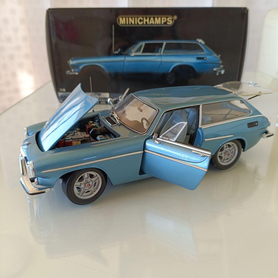 ミニチャンプス製　ボルボ P1800 ES ブルー