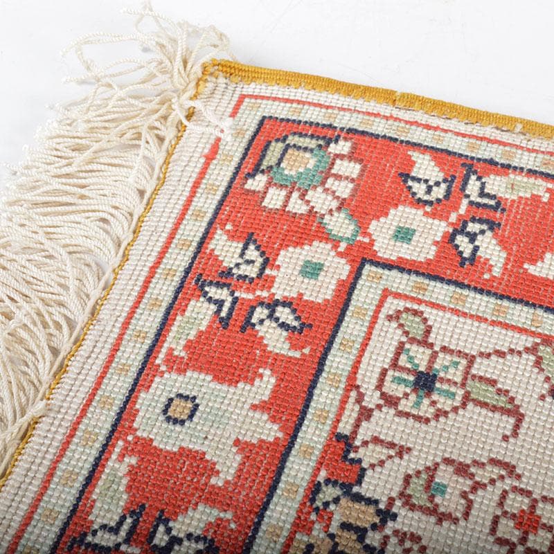 トルクメン　ペルシャ絨毯　段通　ケース・原産地証明書付　V　R4321