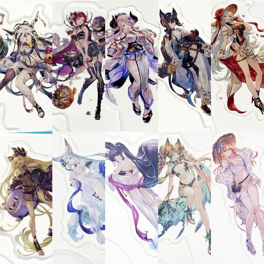 グランブルーファンタジー　アクリルスタンド　ハロウィン　水着　浴衣　ナルメア