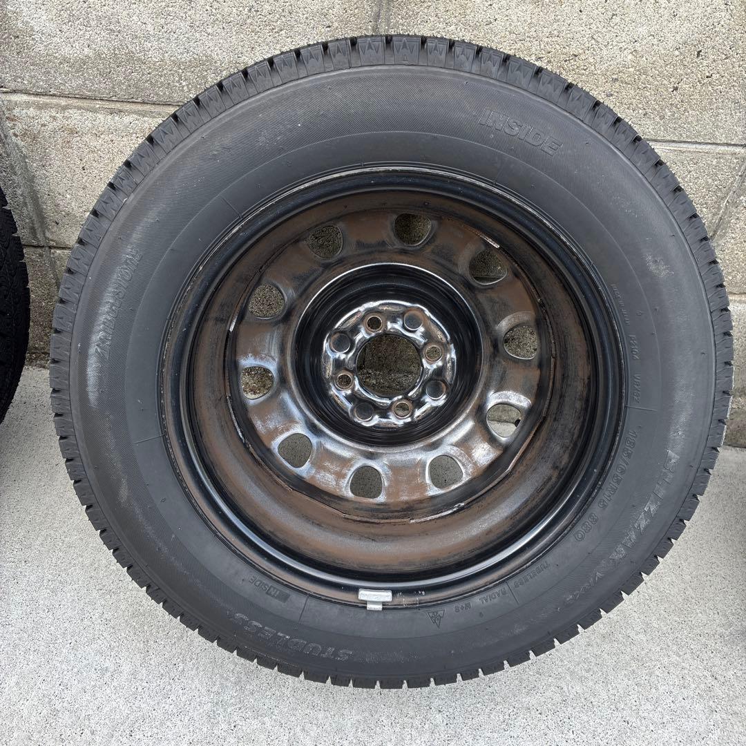 ★未使用級バリ溝必見★ブリヂストン 185/65R15 冬タイヤ4本セット