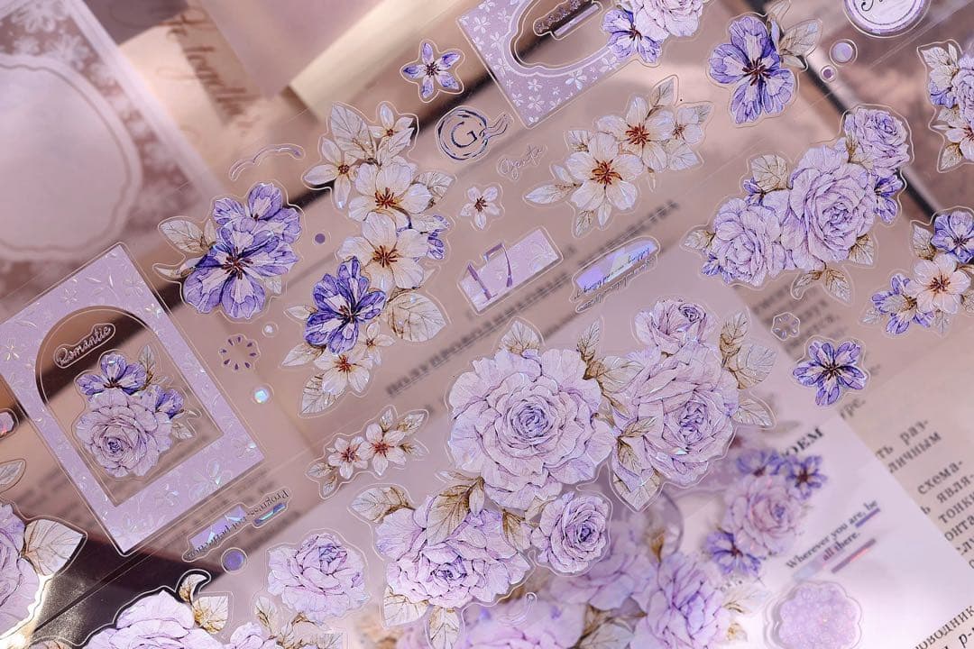 ⭐️SALE⭐️小白家文創《蔷薇诗》海外マスキングテープ マステ 【2759】