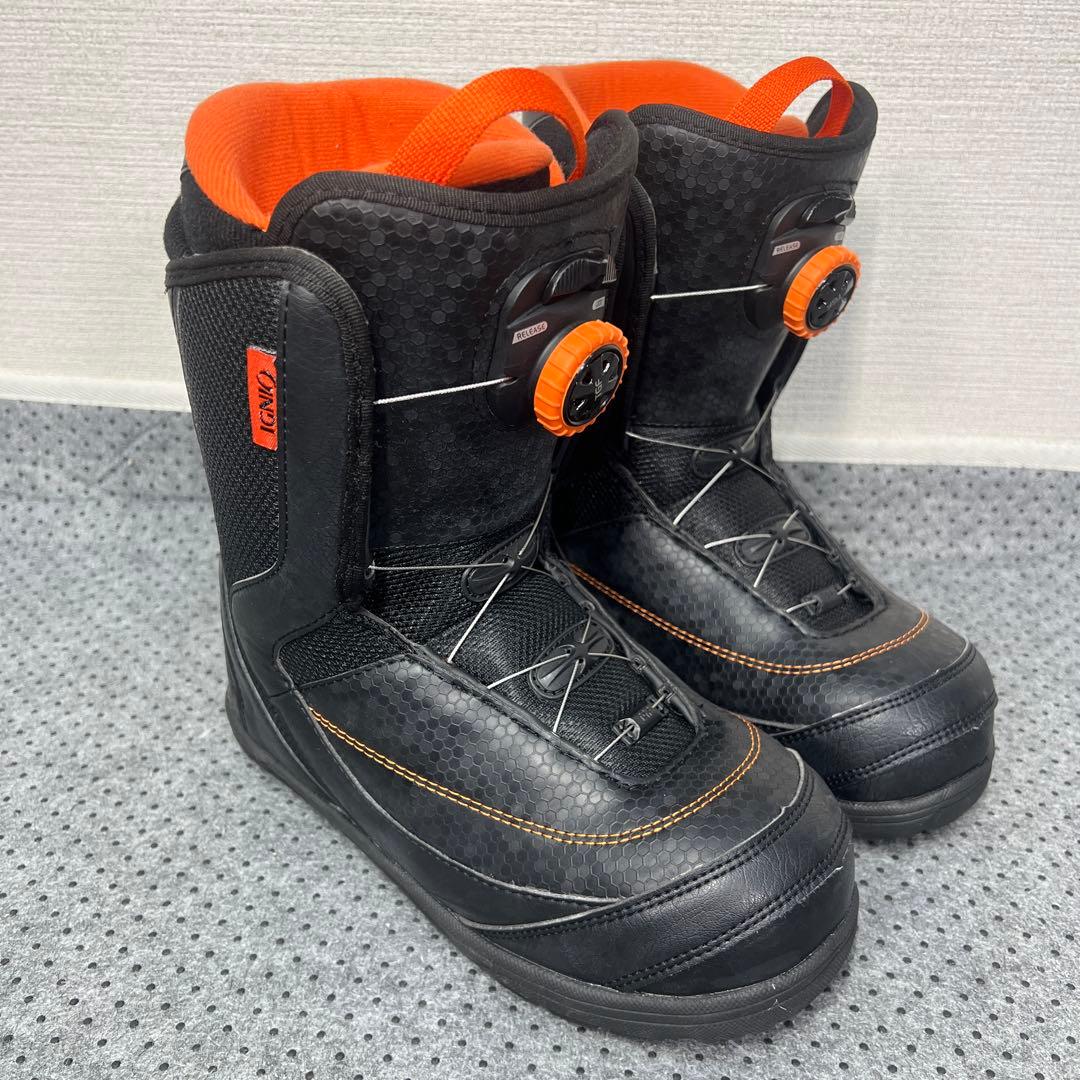 ５回使用 25cm IGNIO TGF ダイヤルブーツ スノーボード