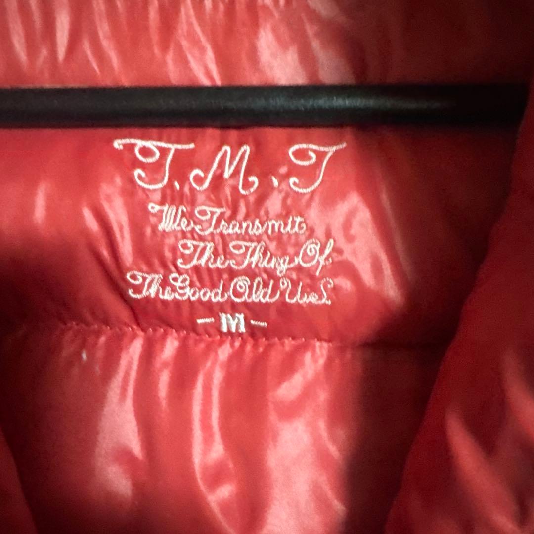 美品！！TMT赤白ダウンジャケット