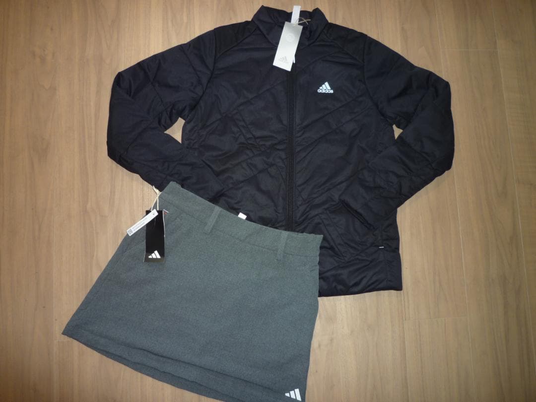 【新品M】adidas アディダスゴルフ　秋冬物ジャケット＆スカート