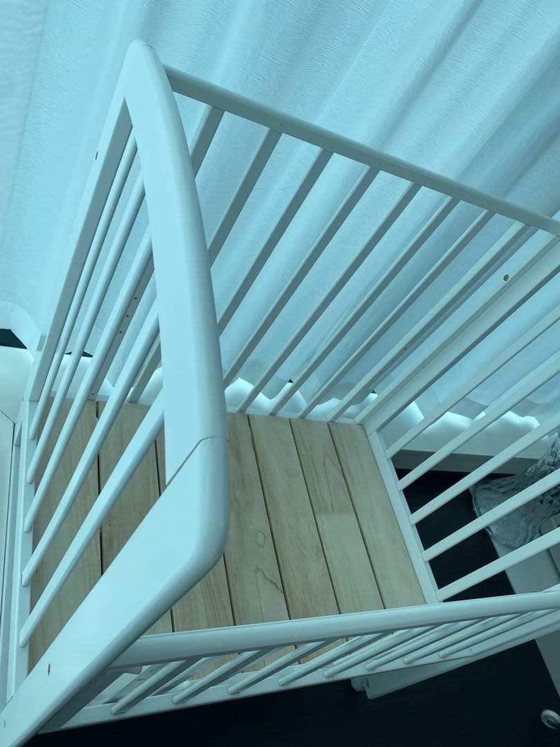 ベビーベッドセット　ハイポジションミニベッド