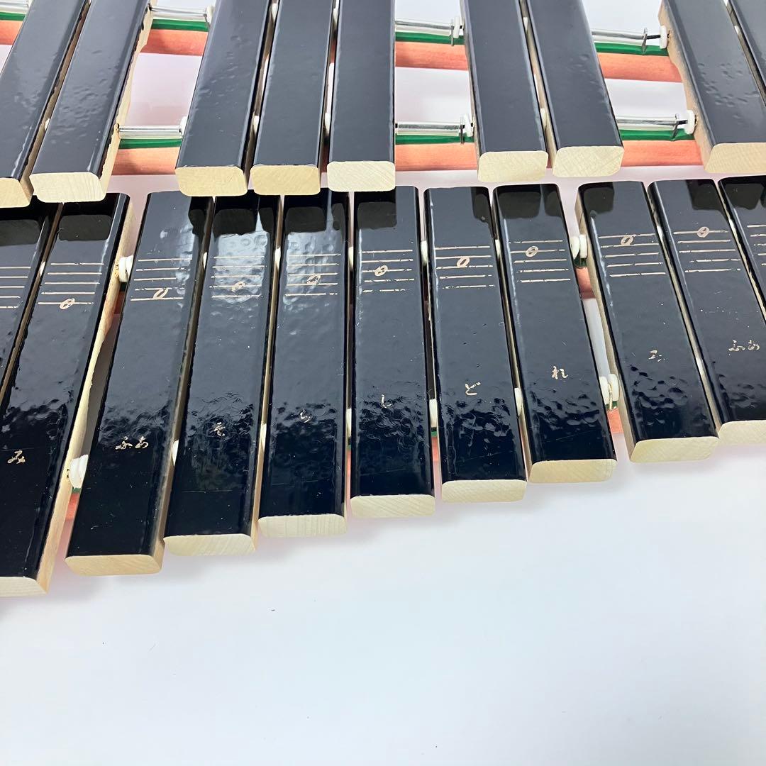 YAMAHA　卓上木琴　No.185　箱、マレット付き　④