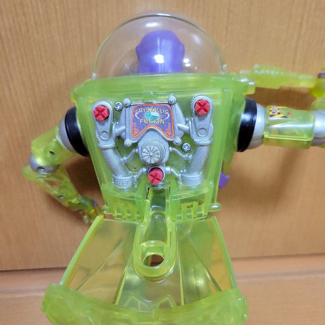 バズ・ライトイヤー フィギュア クリアーグリーンバージョン約23cm　レア