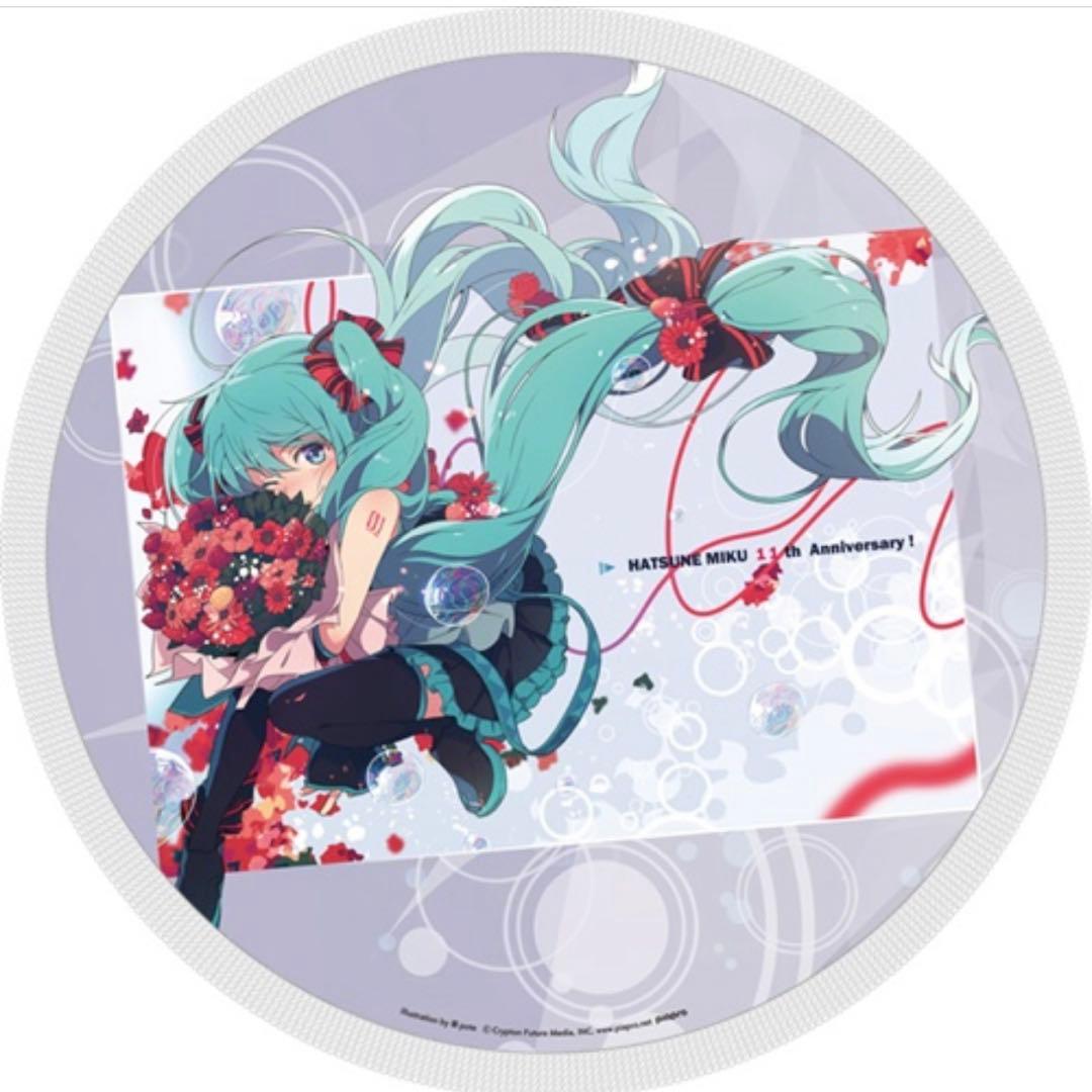 初音ミク　サークルタオル　アニメイト　11th Anniversaryフェア