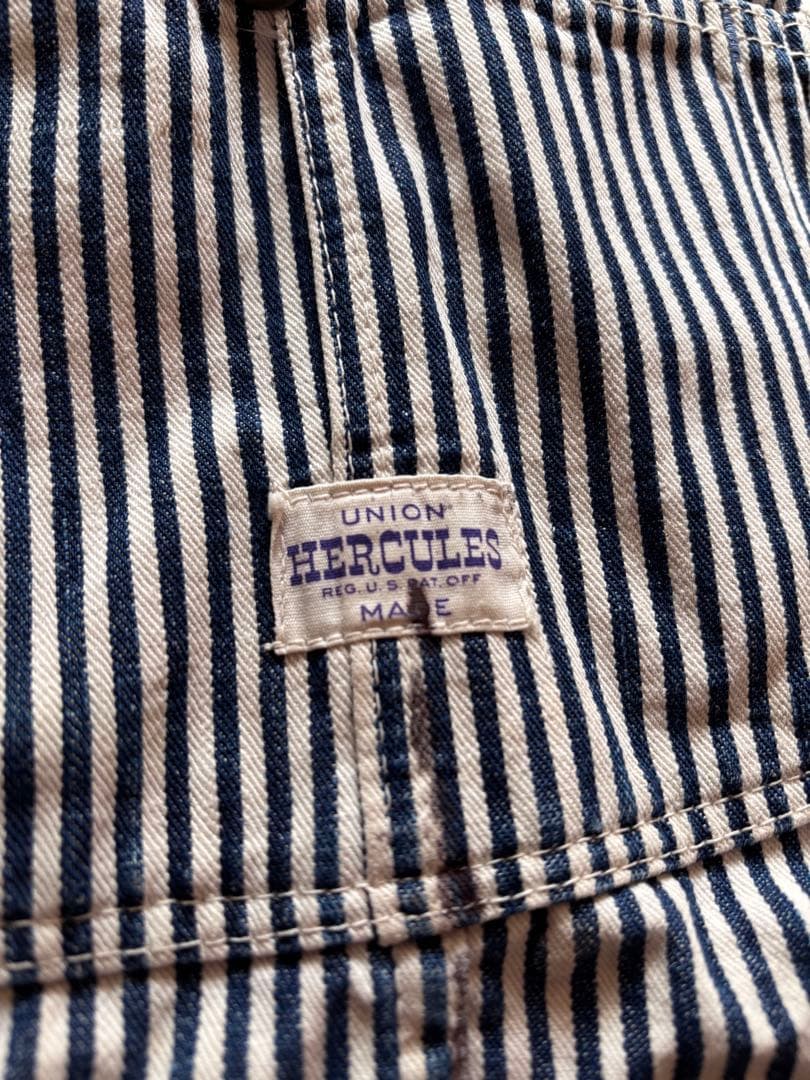 50s ヘラクレス ヒッコリー ストライプ オーバーオール 40s