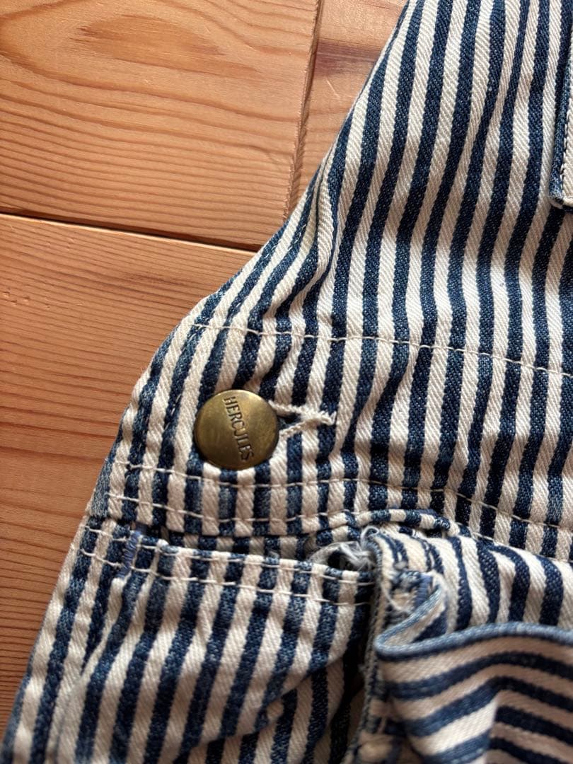 50s ヘラクレス ヒッコリー ストライプ オーバーオール 40s