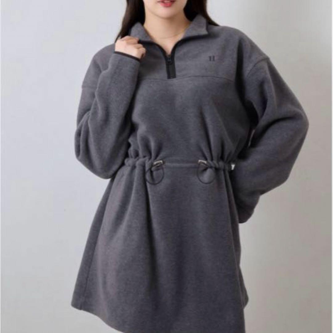 ハーリップトゥー Flight Mode Fleece Mini Dress