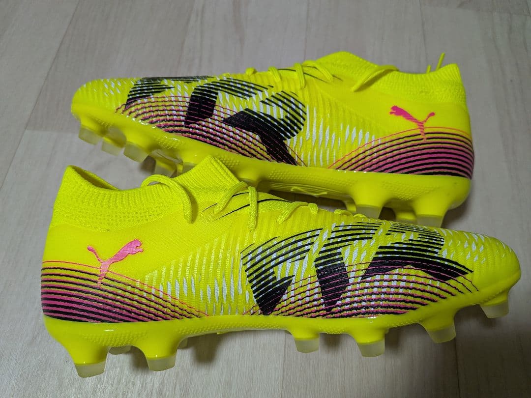 PUMA サッカーシューズ イエロー ハイカット 25cm 未使用