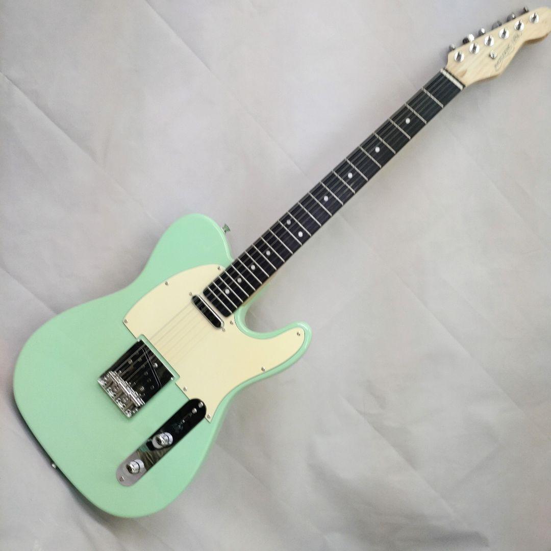 ミントグリーンのテレキャスター