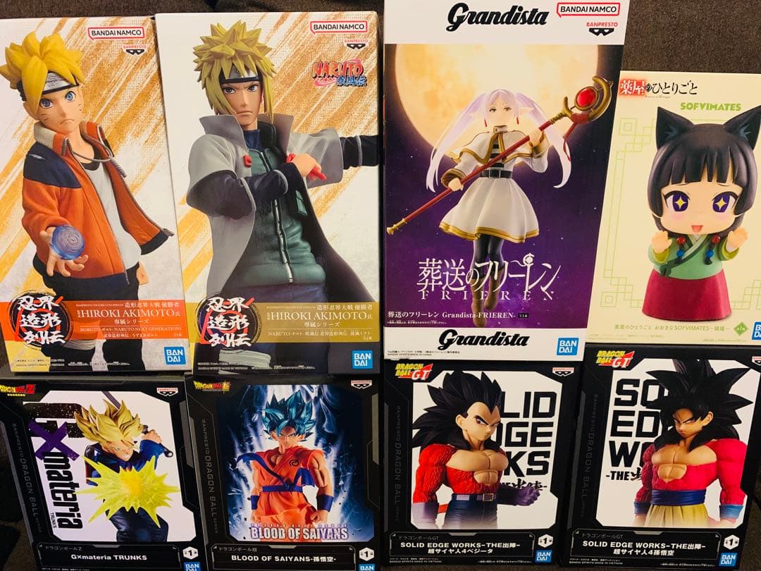 105 ナルト　葬送のフリーレン　猫猫　ドラゴンボール　フィギュア　ミナト