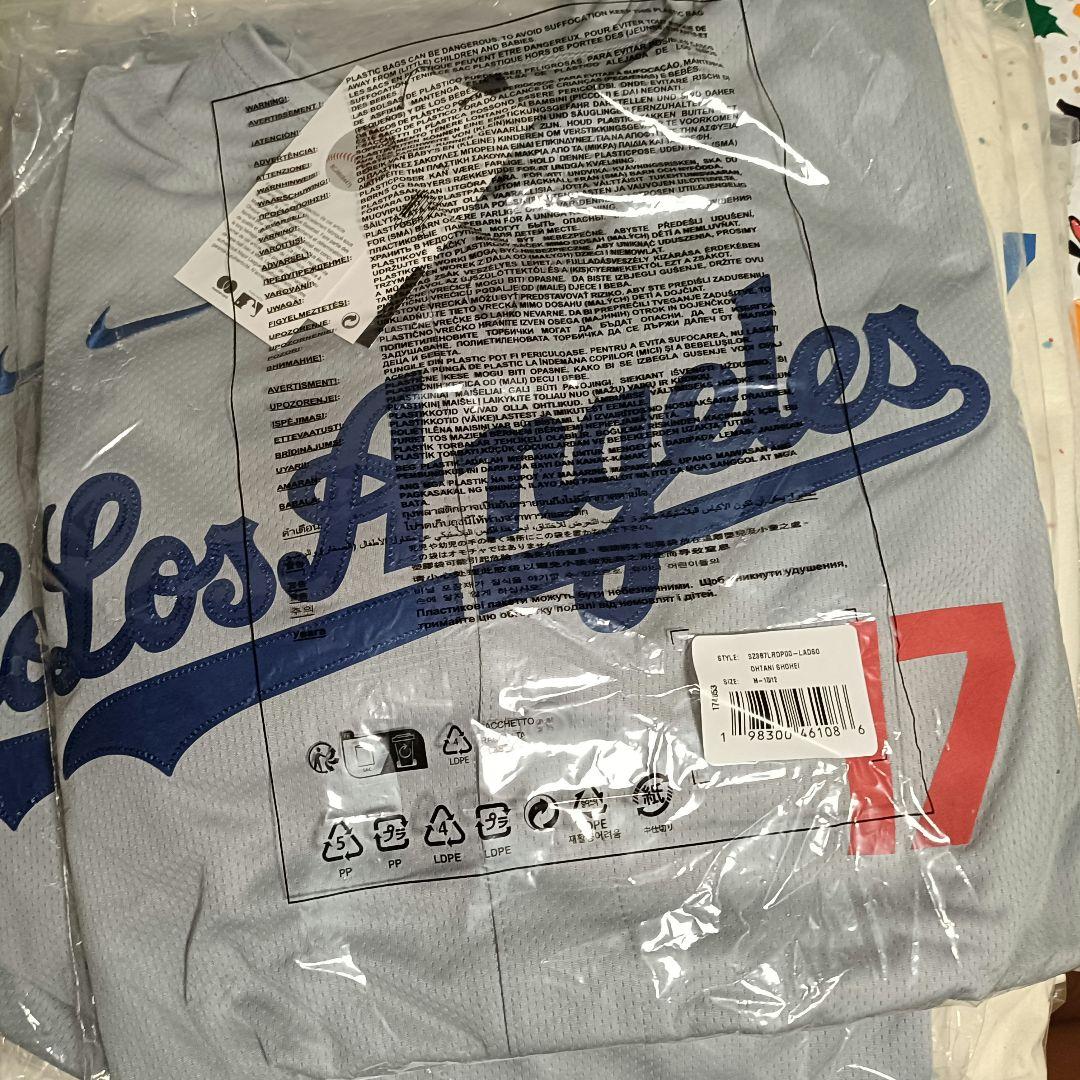 【限定品／正規品】大谷翔平／ドジャース／ビジター／ユニフォーム／Yth M