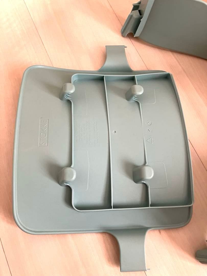 STOKKE トリップトラップ（椅子本体＆ベビーセット）　アクアブルー