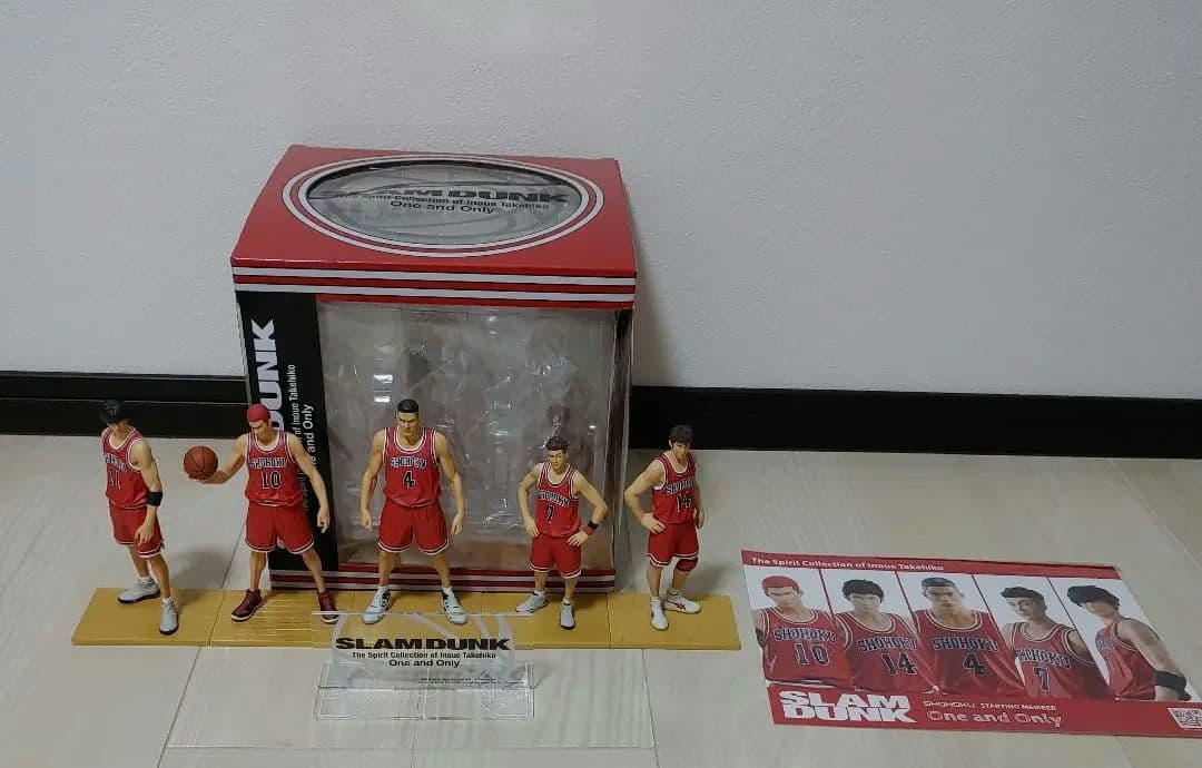 SLAM DUNK 湘北高校 フィギュアセット 5体(限定版)(正規品)