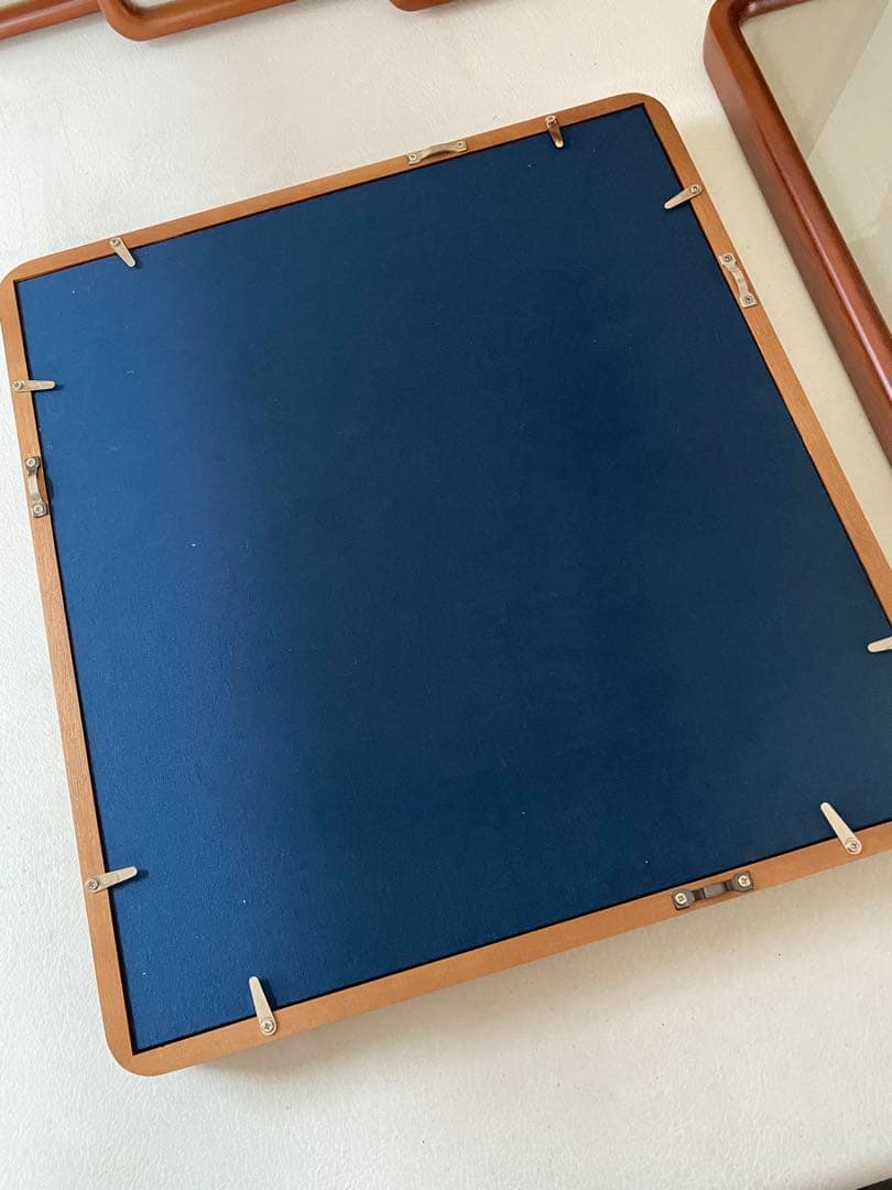 木製　額縁　5枚　隅丸　色紙額縁　未使用　書道　①