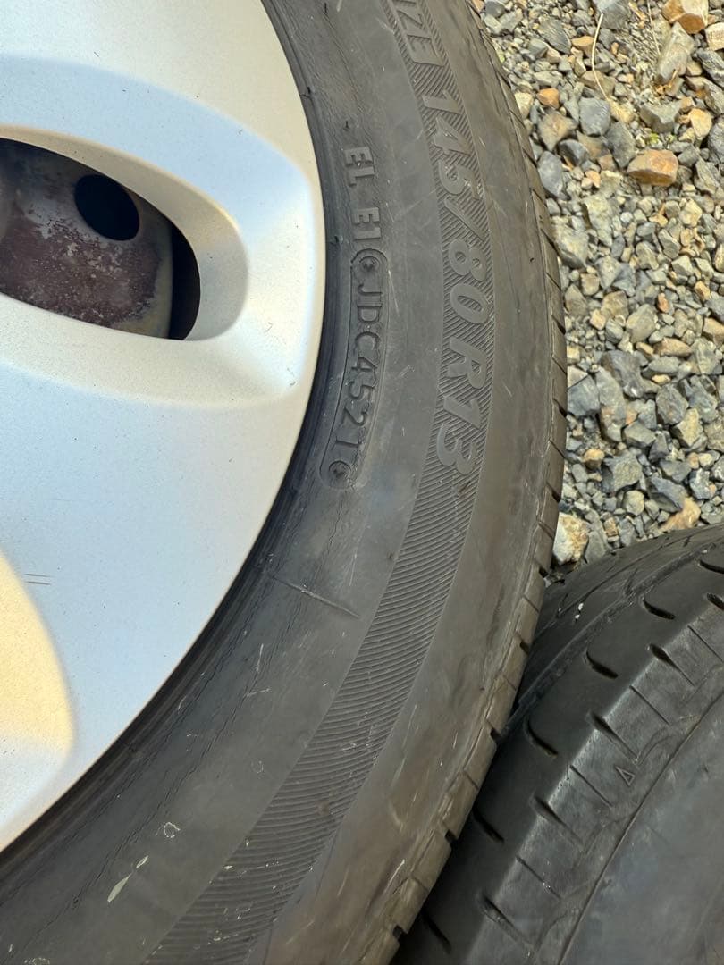 145/80R13 スズキ純正ホイールセット