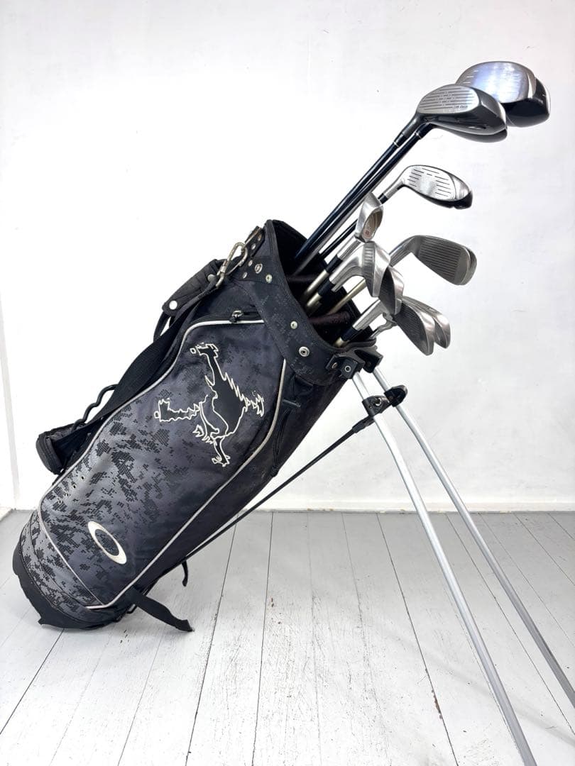 本格派 メンズゴルフクラブ 12本 フルセット ゴルフセット オークリー 豪華