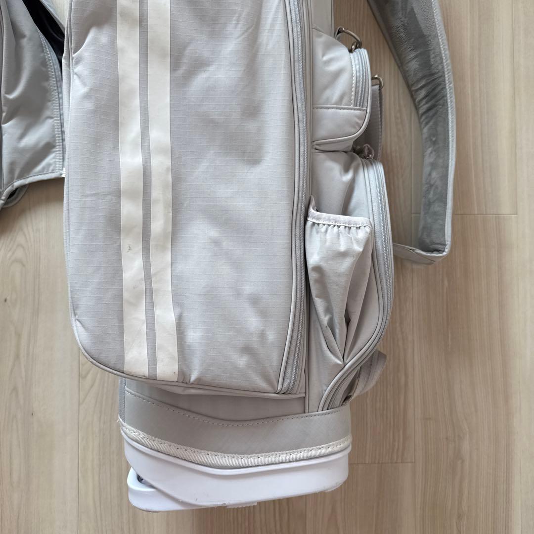 ゼロハリバートン　キャディバッグ　スタンド式　軽量　グレー