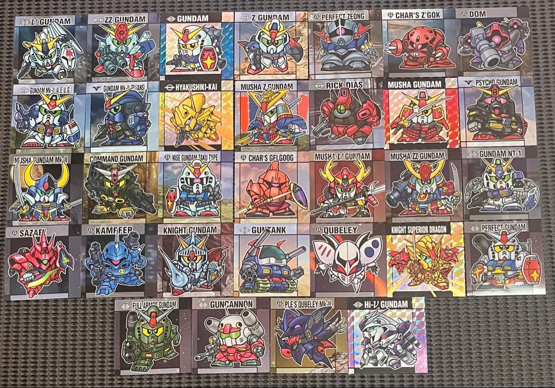 元祖SDガンダムスナック 1弾 シークレット含む全32種類フルコンプセット