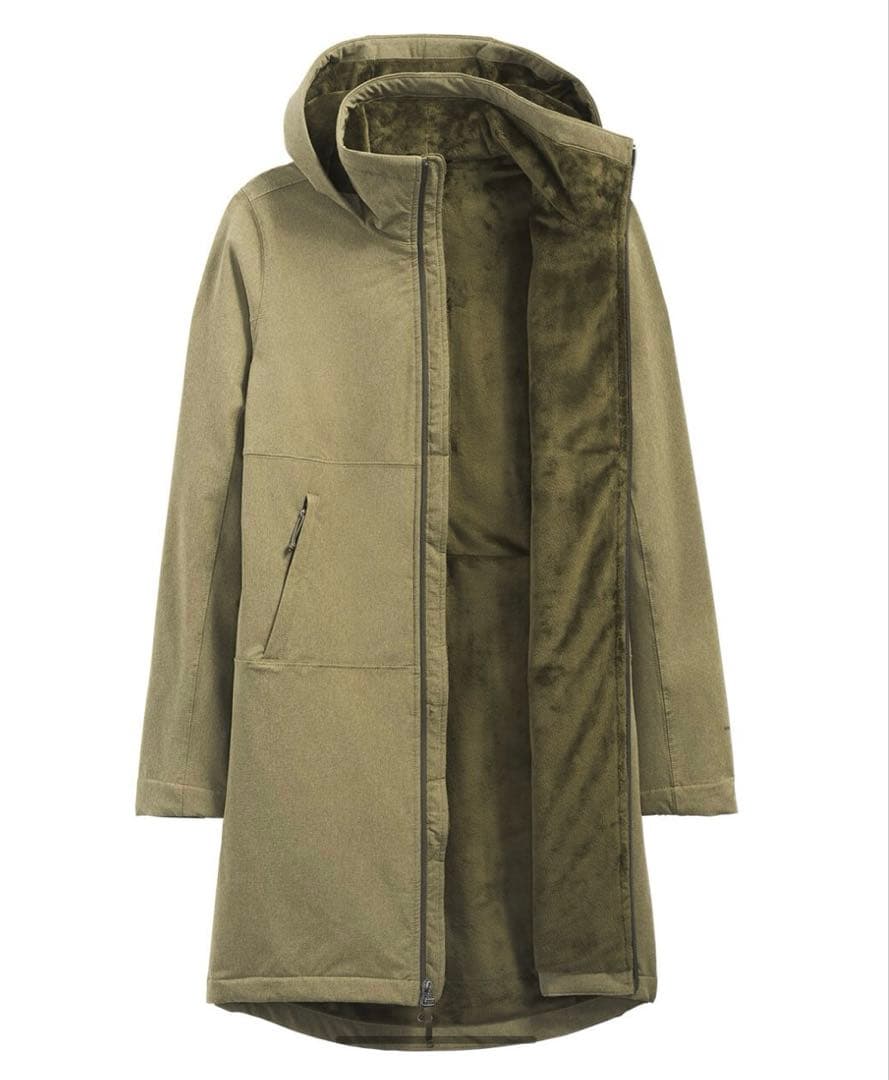 【THE NORTH FACE】日本未発売オリーブグリーンモッズコートL新品