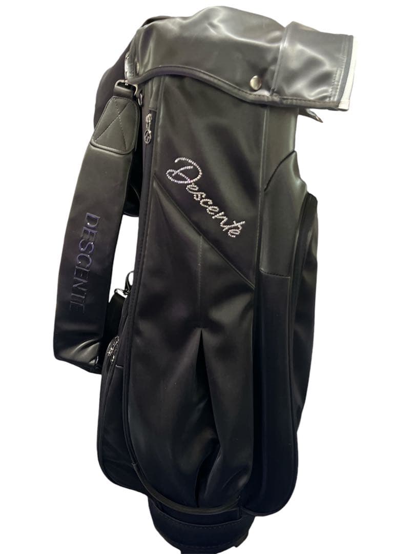 ⚠️取引中⚠️！！！専用！！！DESCENTE ゴルフバッグ 黒 合成皮革
