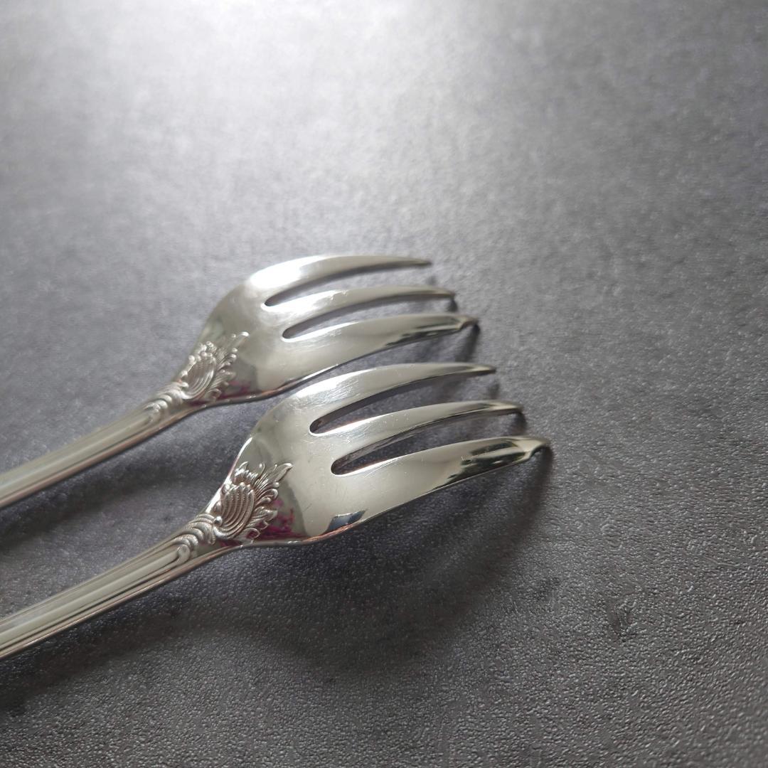 美品 クリストフル マルリー ケーキフォーク 2点