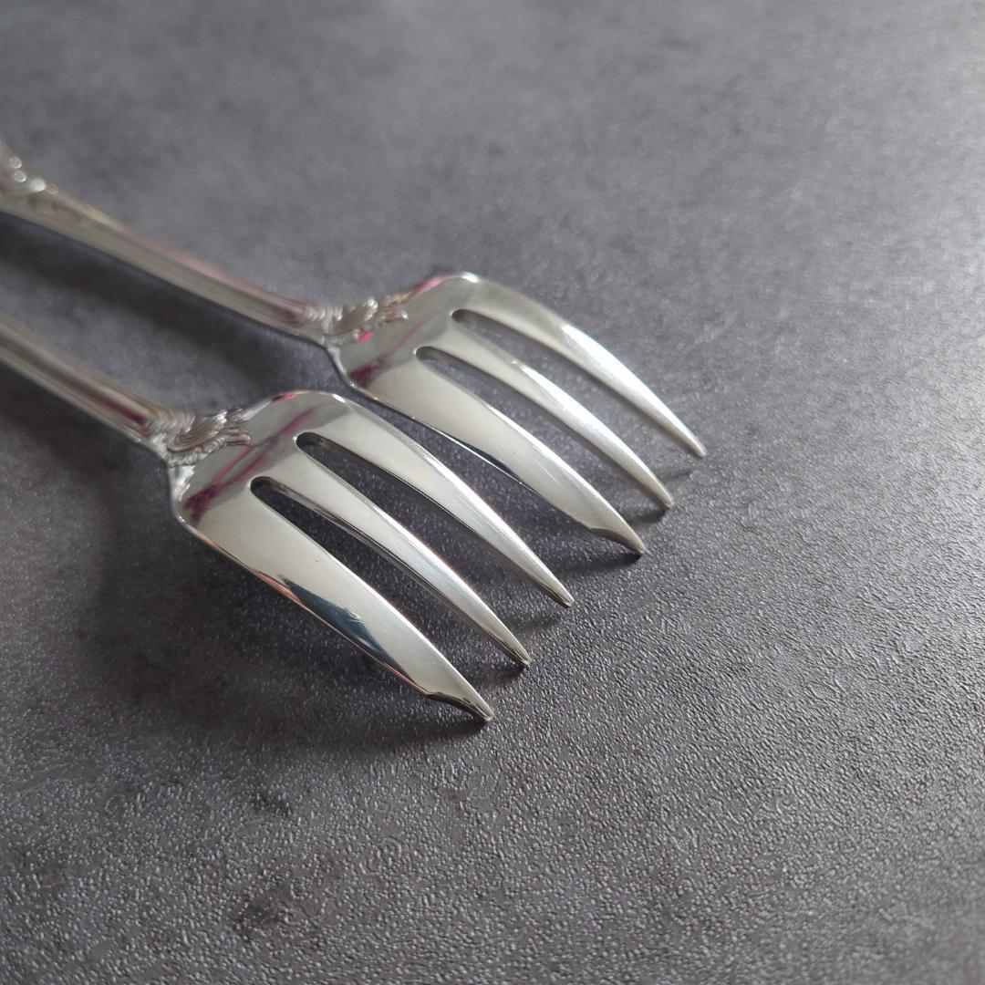 美品 クリストフル マルリー ケーキフォーク 2点