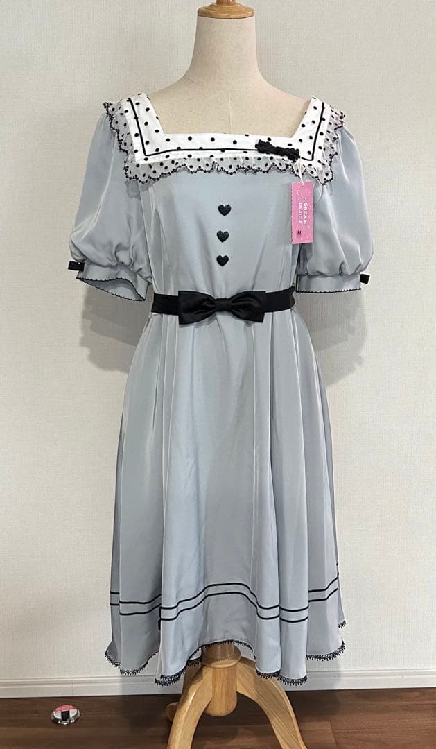 コルマールの休日ワンピース（水色）