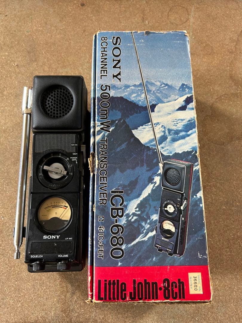 SONY⭐︎ICB-680⭐︎元箱付き⭐︎市民ラジオ