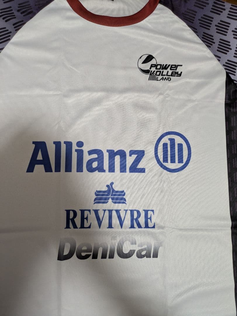 ☆セリエA ミラノ ユニフォーム　バレーボール　ゲームシャツ　ジャージ　白