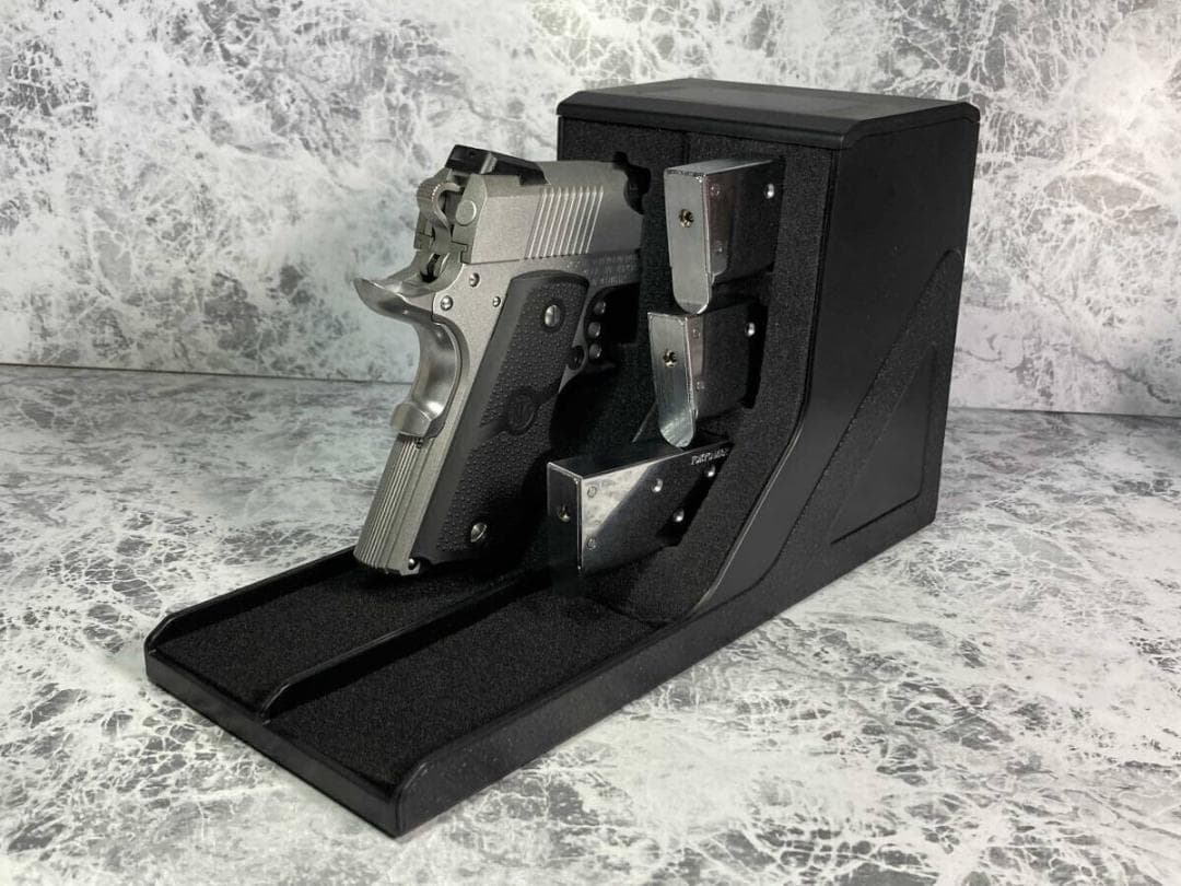 「エアガン　ハンドガン 収納ボックス　1丁＆3マグ　サバイバルゲーム」jo-db