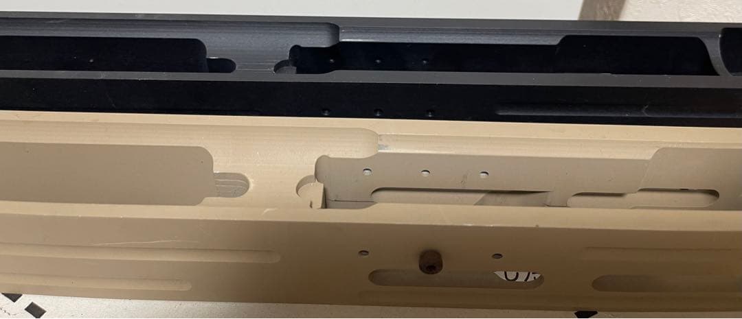 VSR10 エアガン用モジュラーフレーム ブラック ベージュ