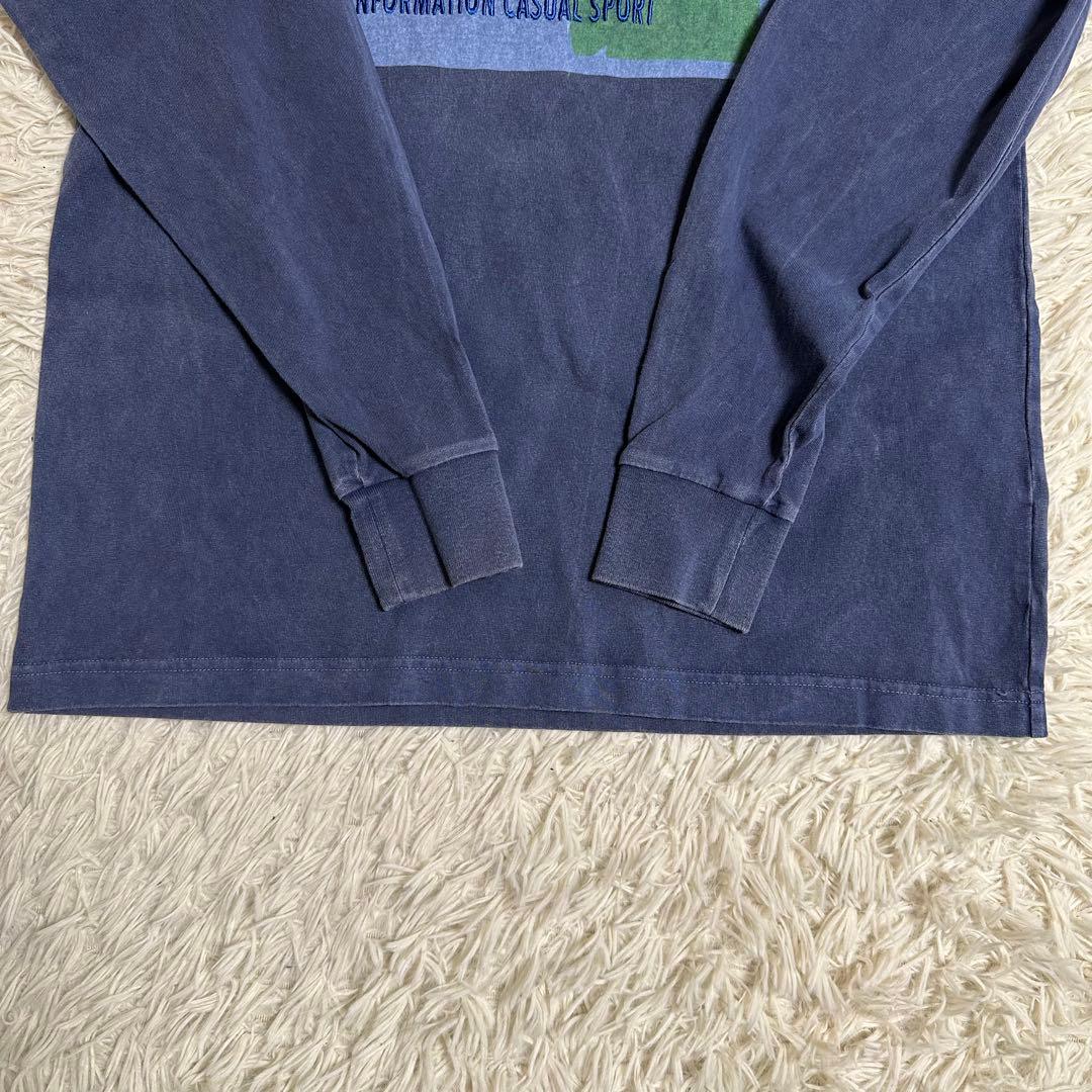 【C.E】シーイー L トレーナー スウェット 長袖 ネイビー