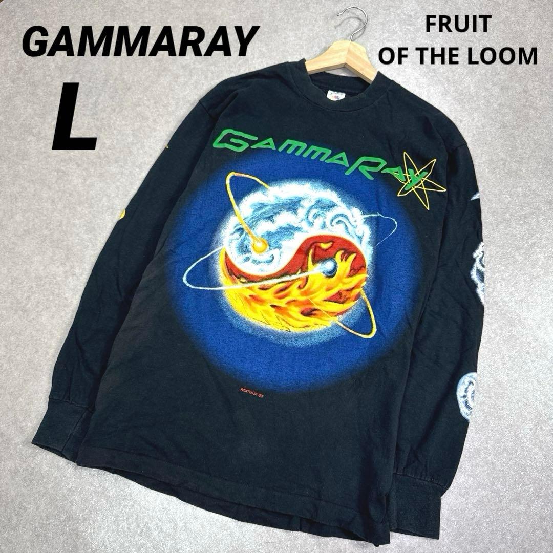 希少 90s 当時物 GAMMARAY ヴィンテージ バンドロングTシャツ L